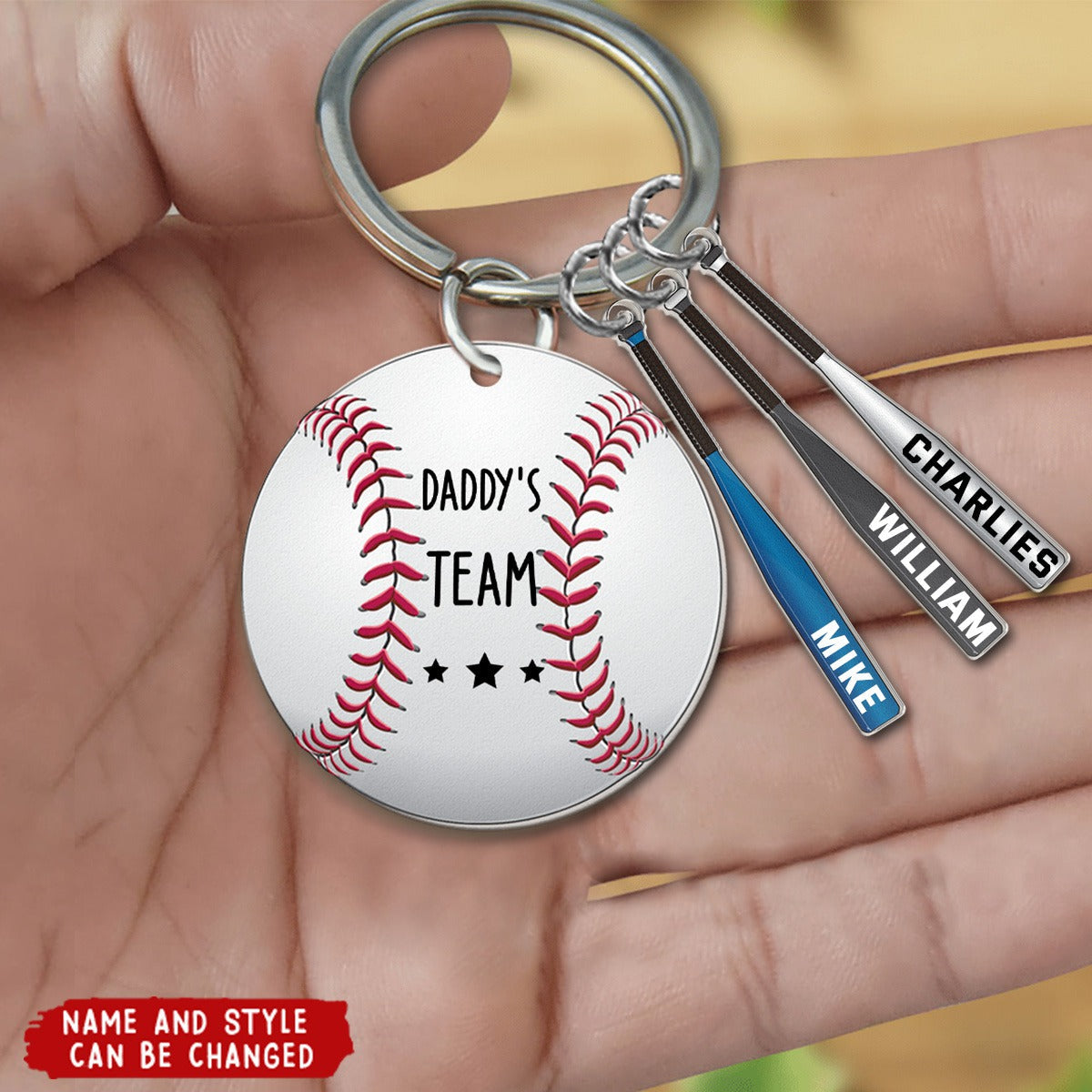 I Scored A Home Run - Personalized Keychain