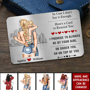 Anniversary Reminder Card For Couples, Him, Her - Personalized Wallet Card