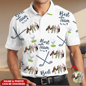 Best Team By Par - Personalized Photo Polo Shirt