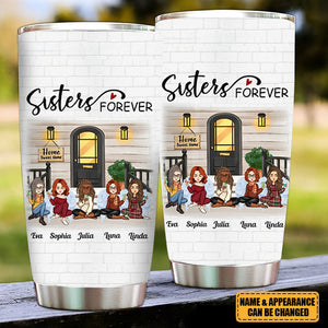 Sister Forever - Personalized Tumbler Cup