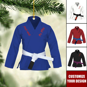 Personalized Jiu Jitsu Ornament,Men Women Team Jiu Jitsu,Brazilian Jiu Jitsu Ornaments Xmas